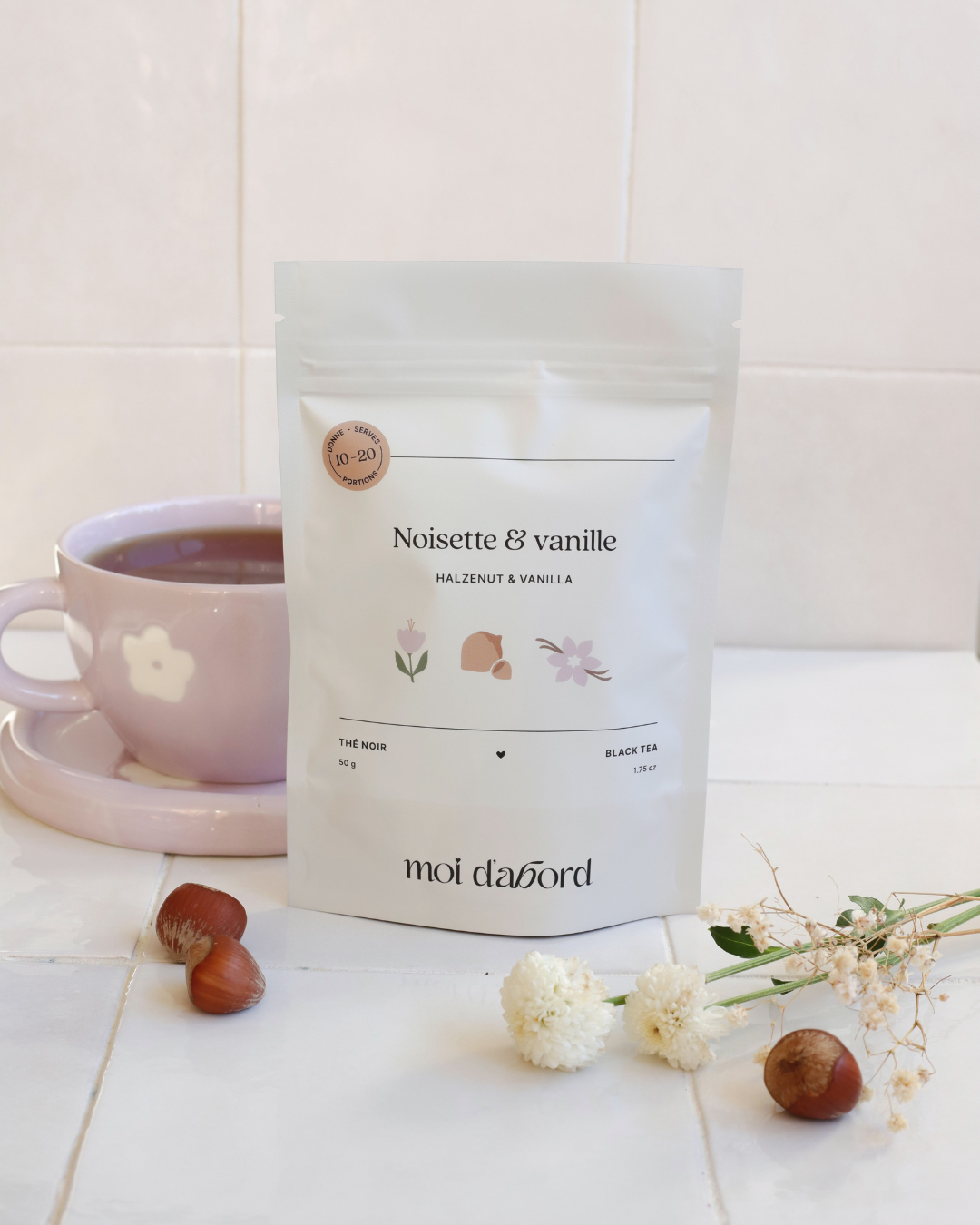 Thé Noir - Noisette & Vanille