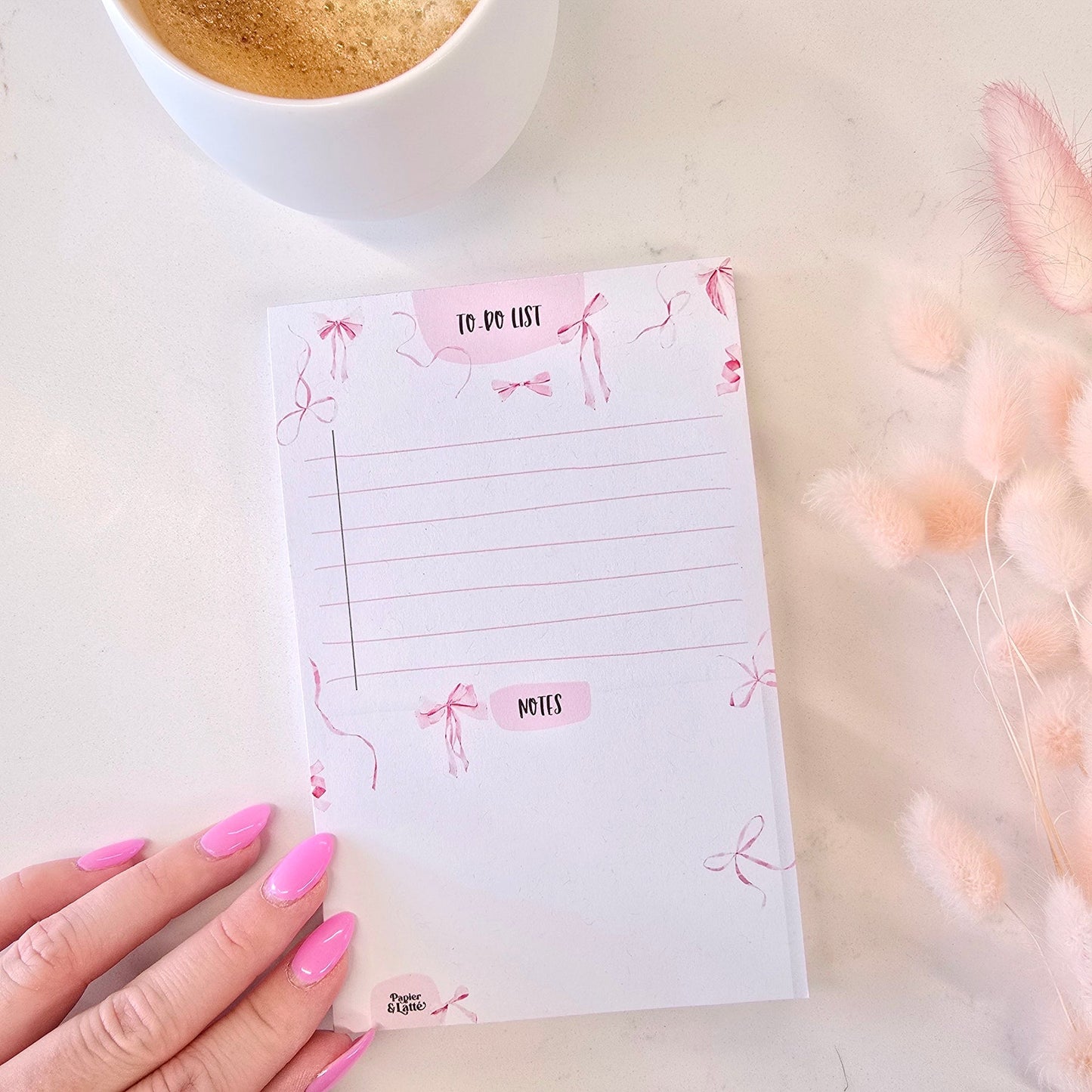 Bloc-notes - Boucles Roses