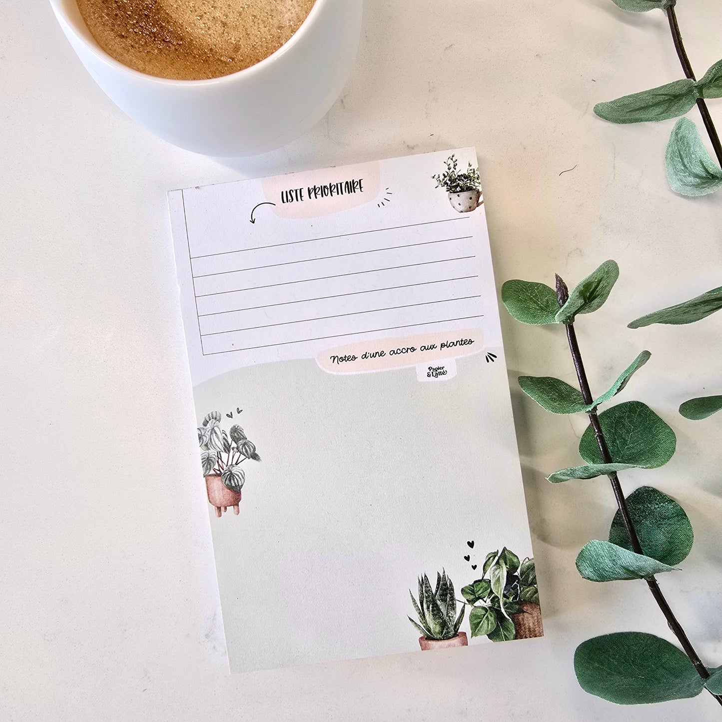 Bloc Note - Petit - Accro Aux Plantes