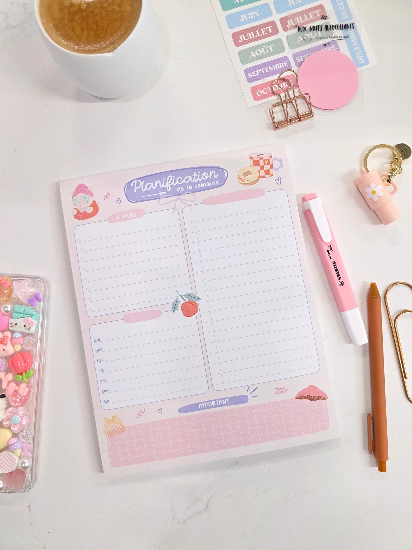 Bloc-Notes - Semaine Toute Douce
