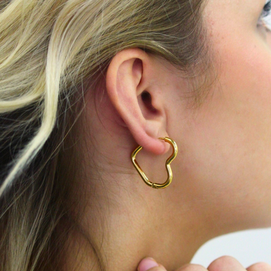 Boucles D’oreilles - Cœur - Or