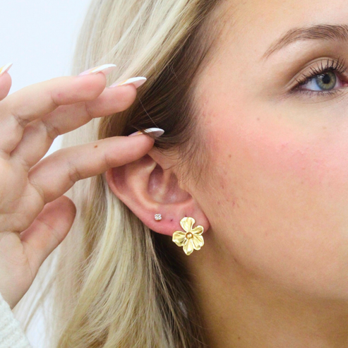 Boucles D’oreilles - Flower Girl - Argent
