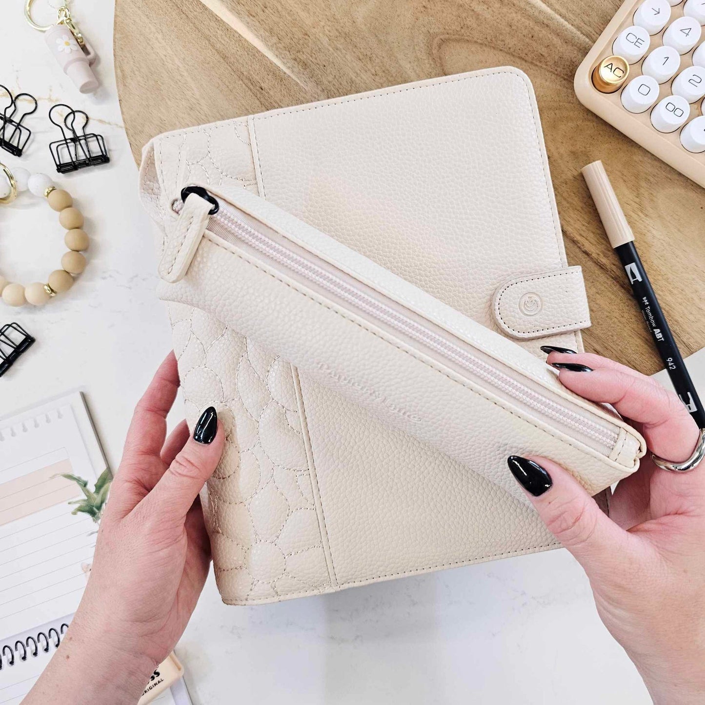 Étui À Crayons - Crème