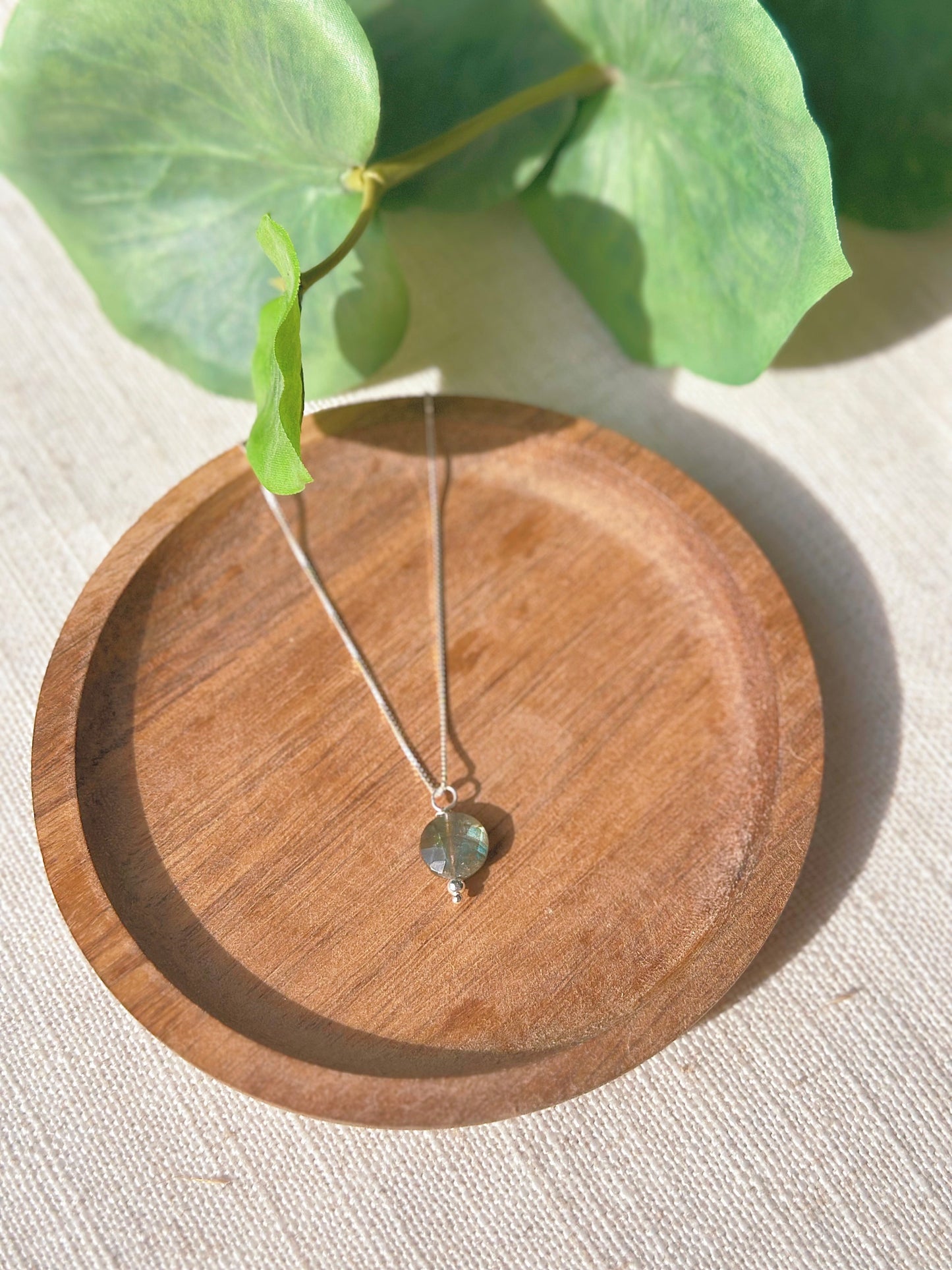 Collier - Labradorite Facettée