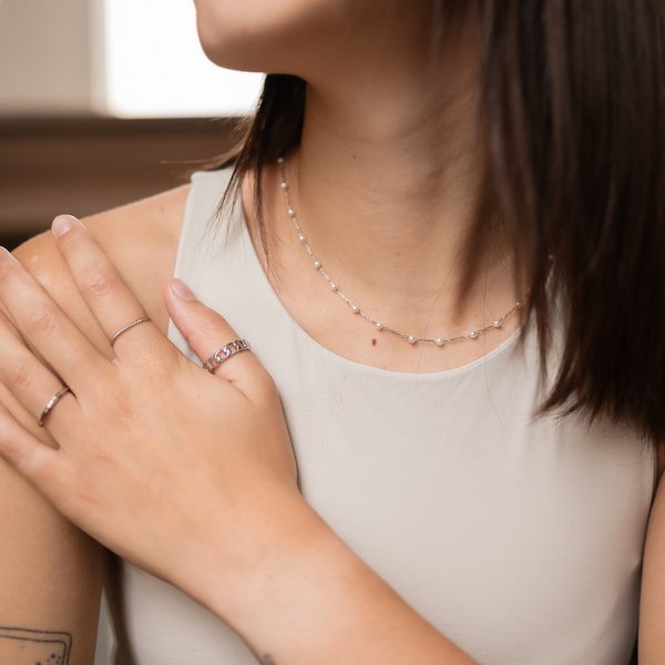 Collier - Amour - Argent