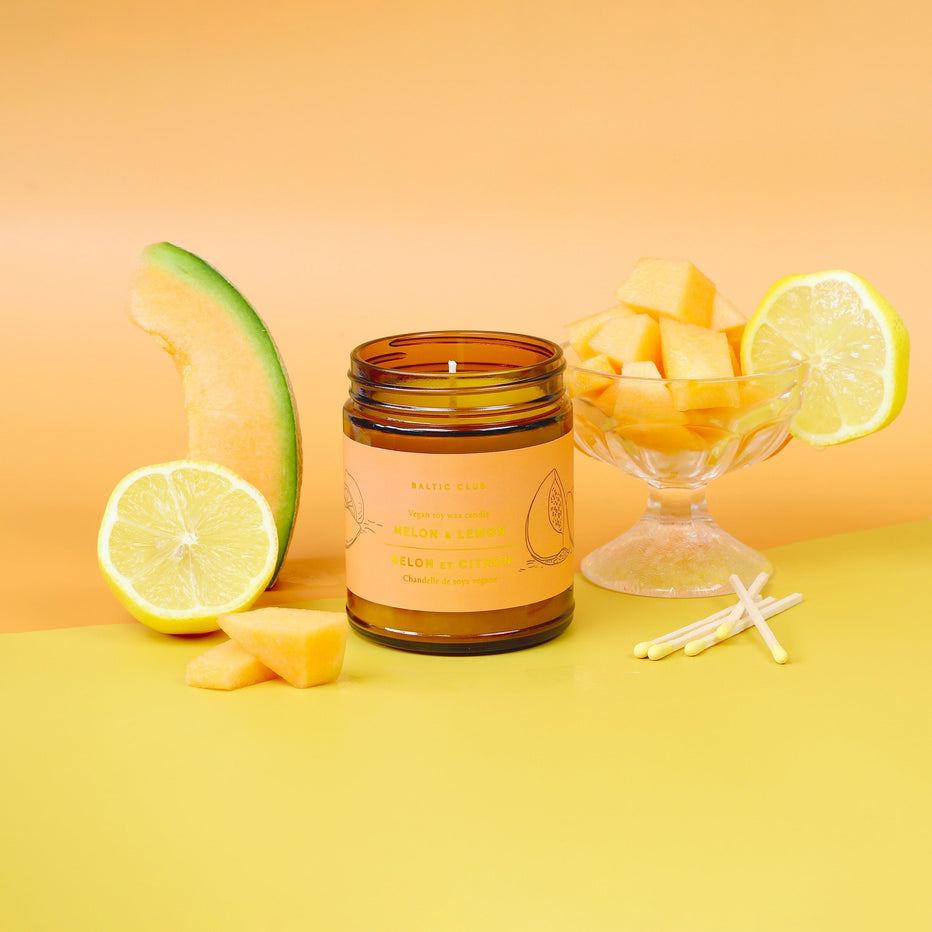 Bougie De Soya - Melon & Citron