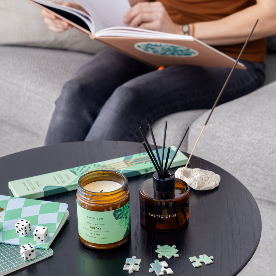 Bougie De Soya - Hinoki