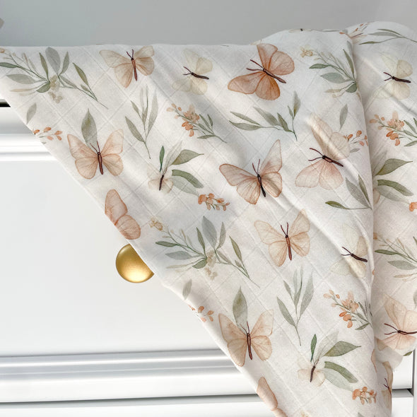 Mousseline De Bambou - Papillons