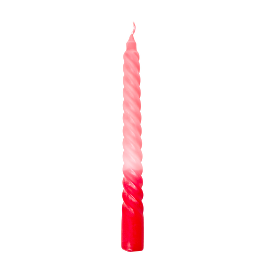 Bougie Twist - Rose Bonbon
