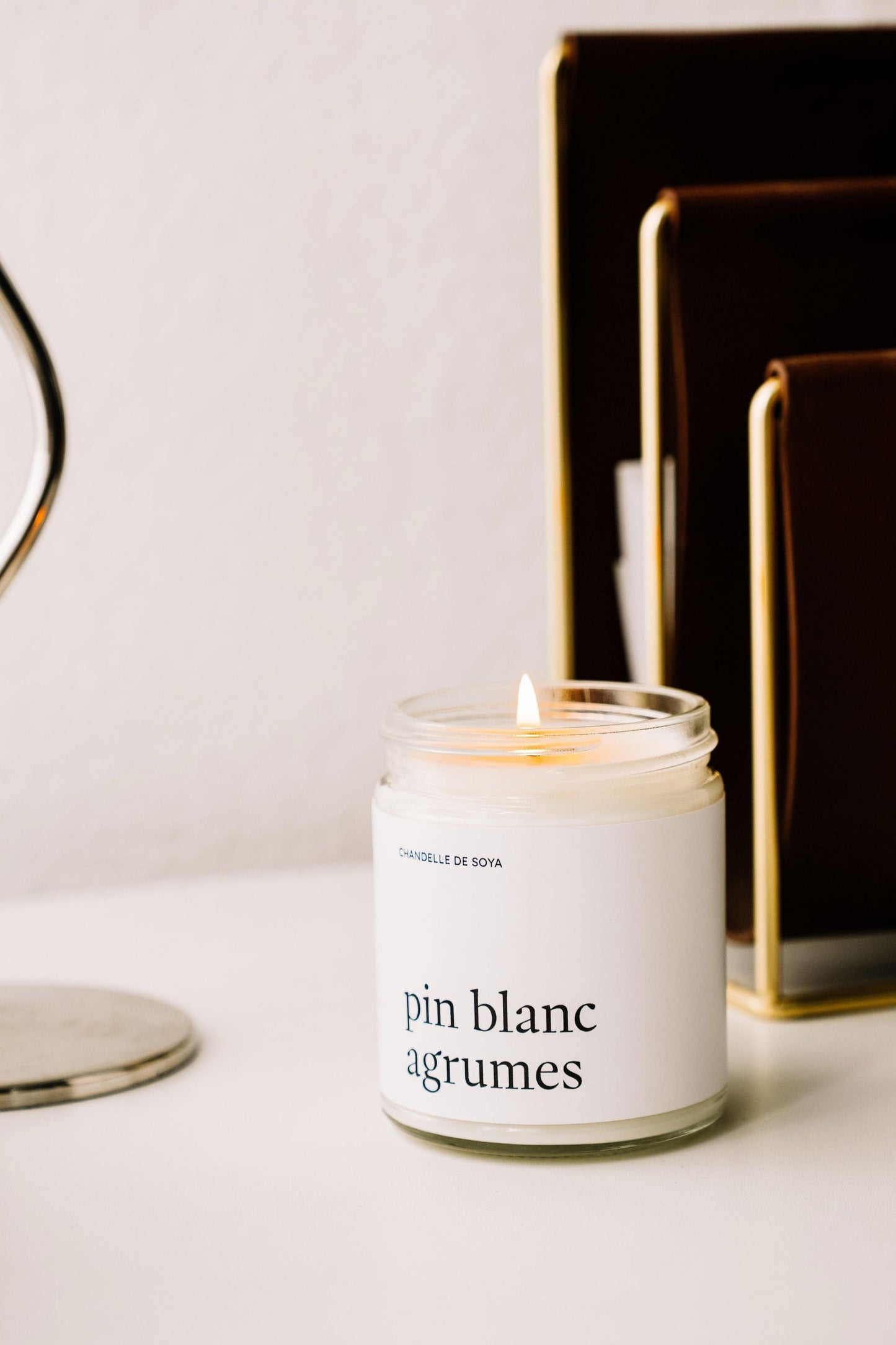 Bougie De Soya - Pin Blanc Agrumes