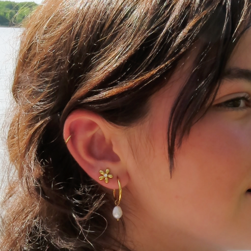 Boucles D'oreilles - Marguerites
