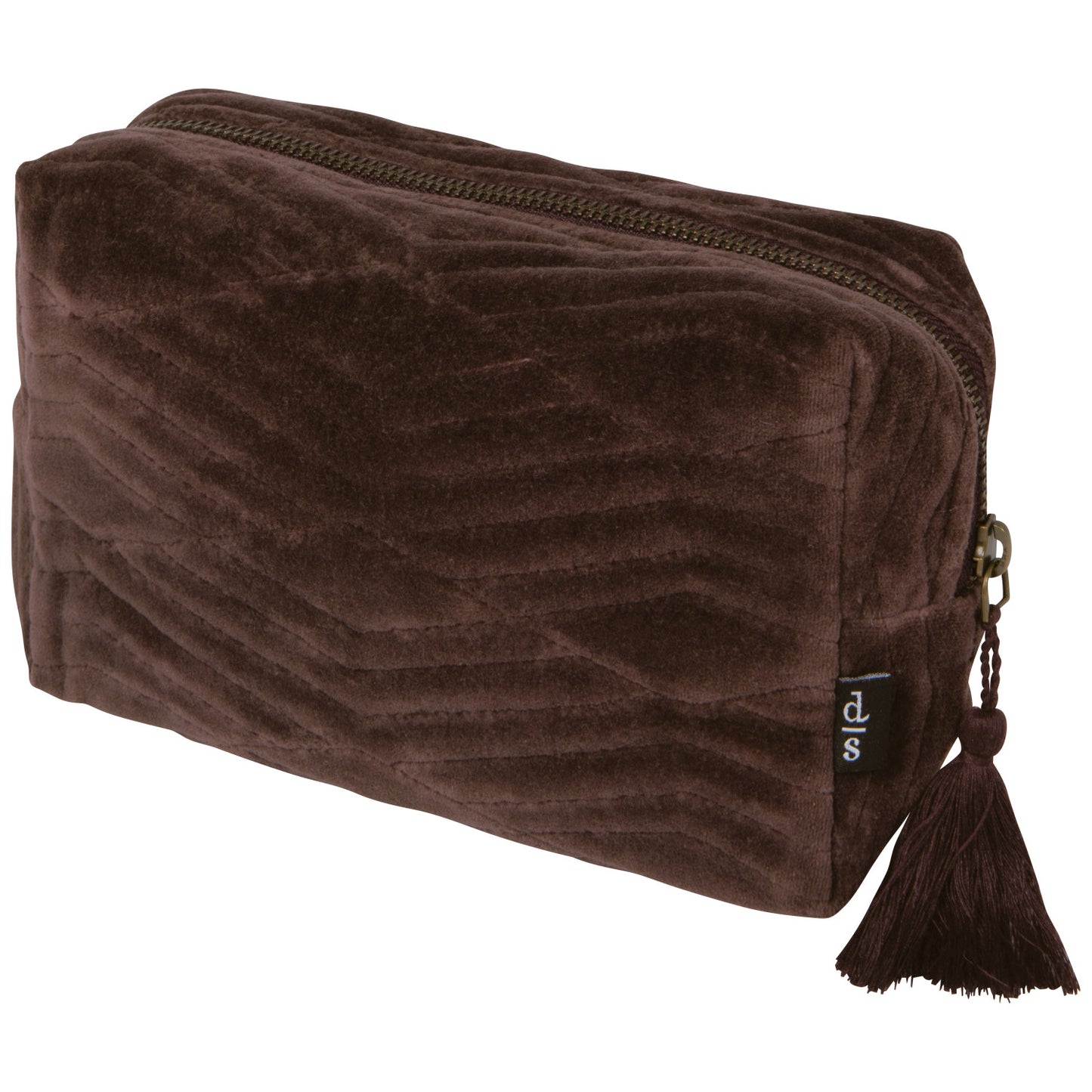 Trousse En Velours - Figue