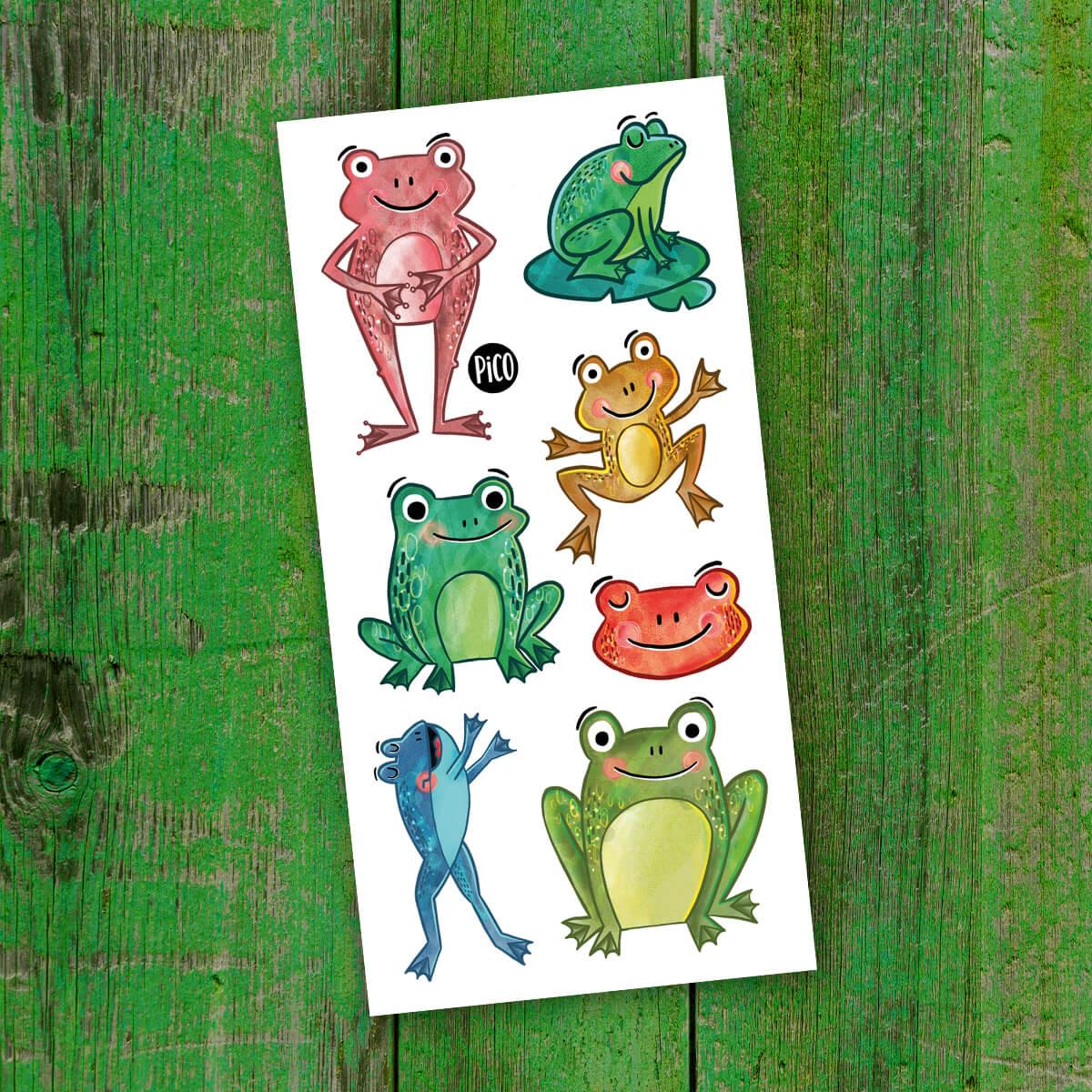 Tatouages Temporaires - Les Grenouilles