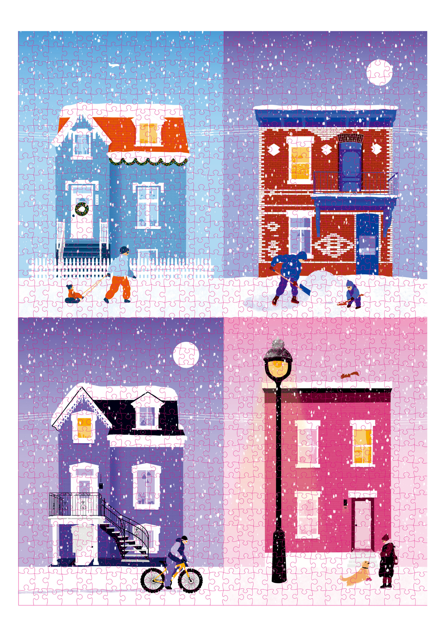 Casse-Tête - Neige À Montréal