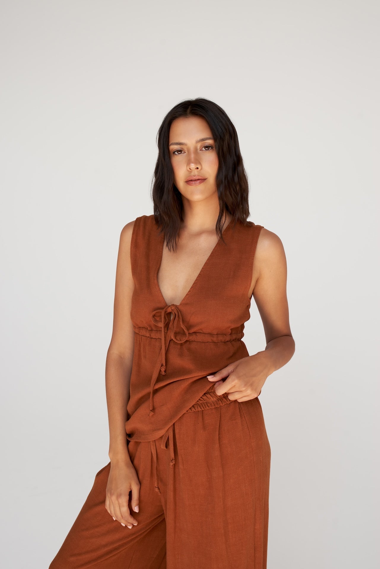 Blouse - Hollie - Cognac