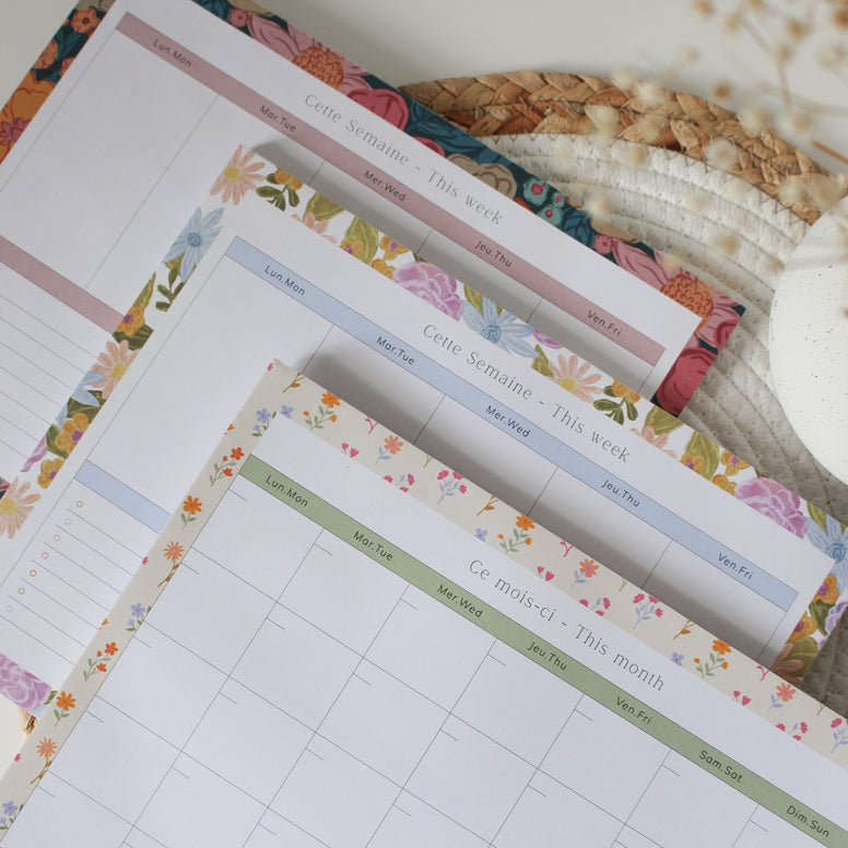 Planificateur De Semaine - Bloom