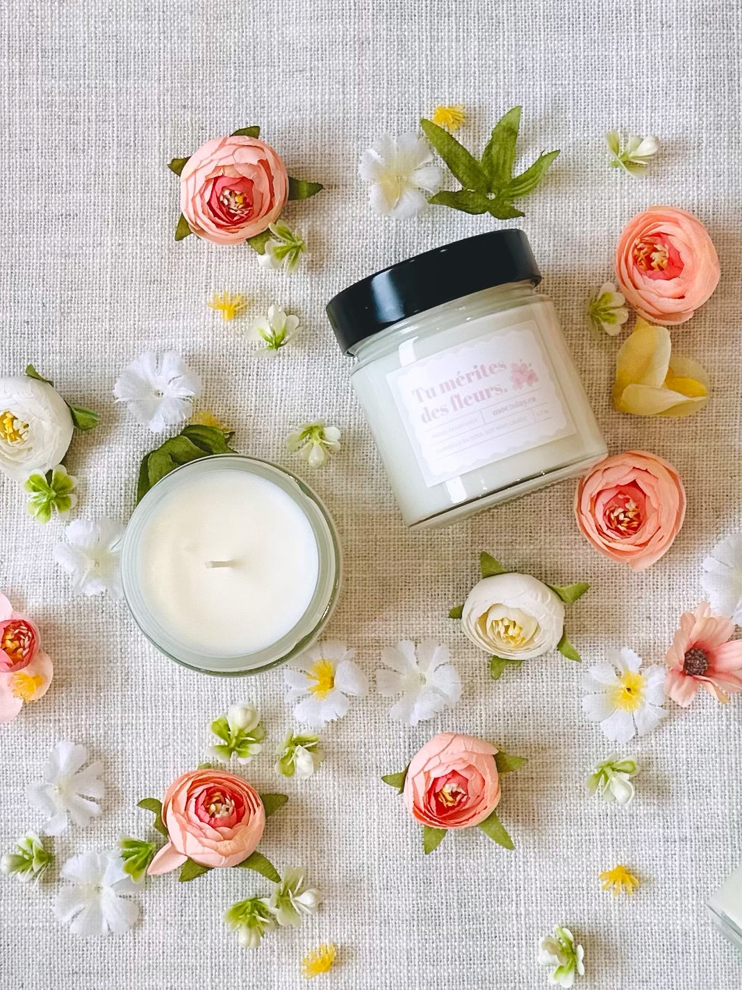 Bougie De Soya - Freesia & Fleur De Cerisier