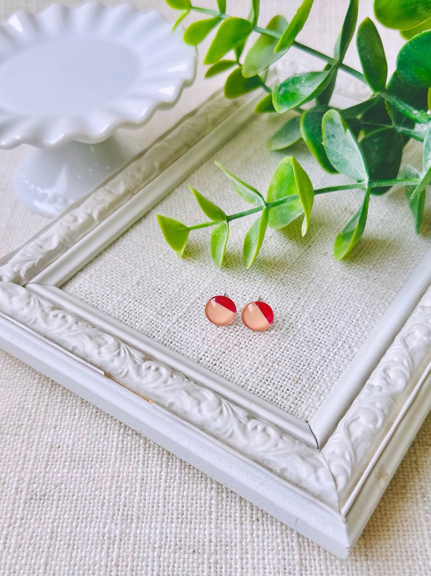 BO - Cercles - Saumon & Rouge