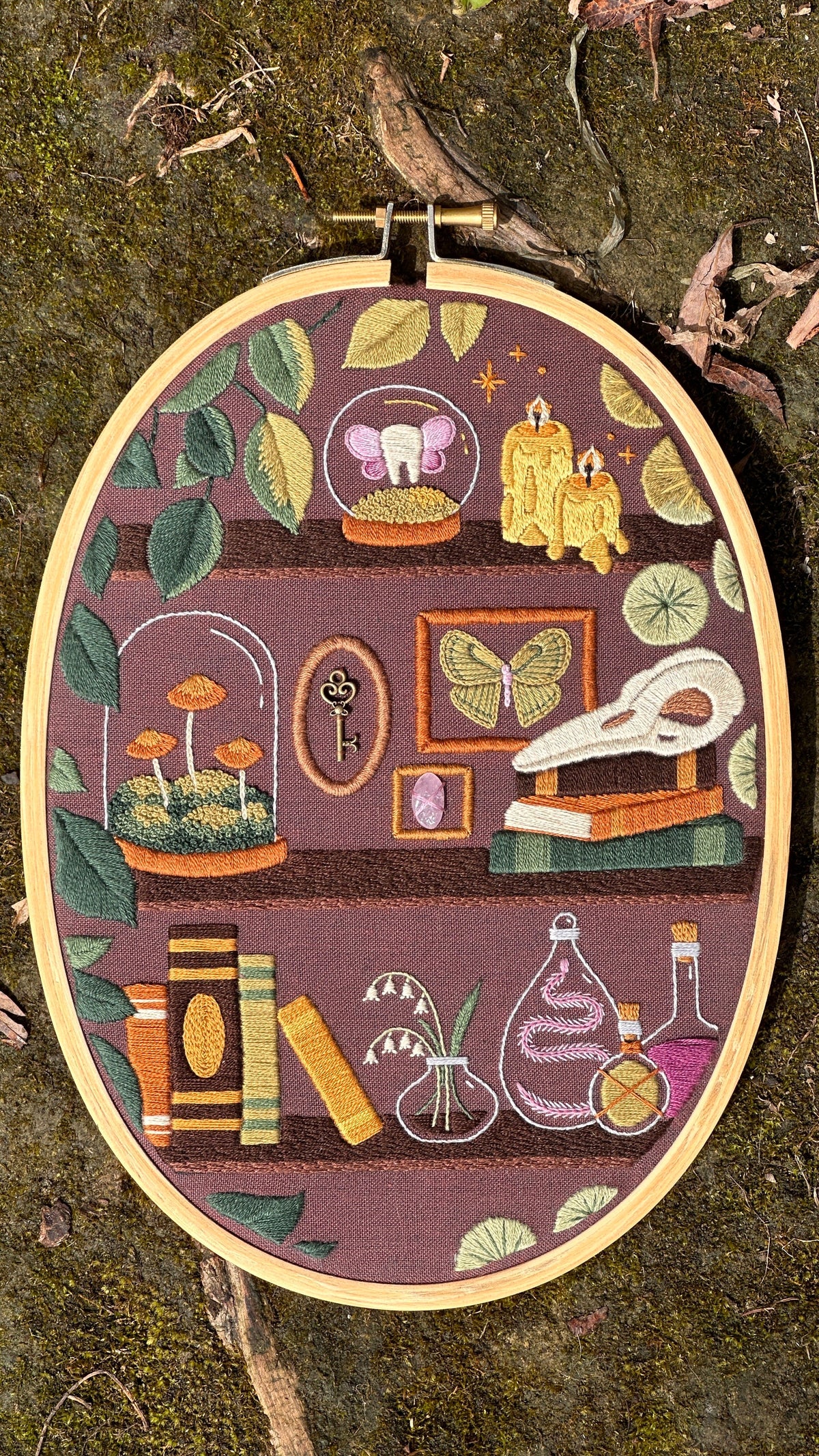 Kit De Broderie D.I.Y - Grand Cabinet De Curiosités