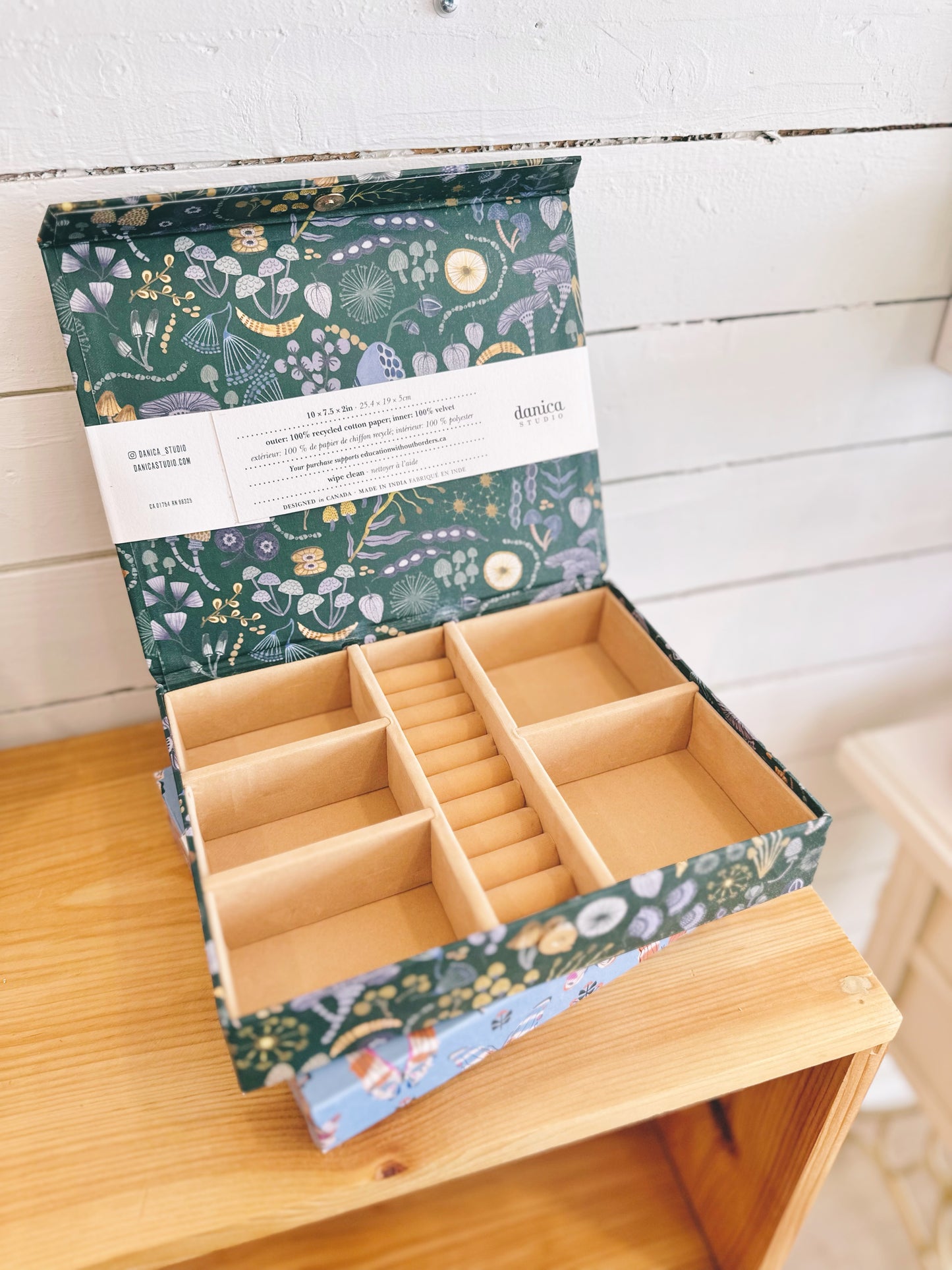 Coffre À Bijoux - Grand - Champignons