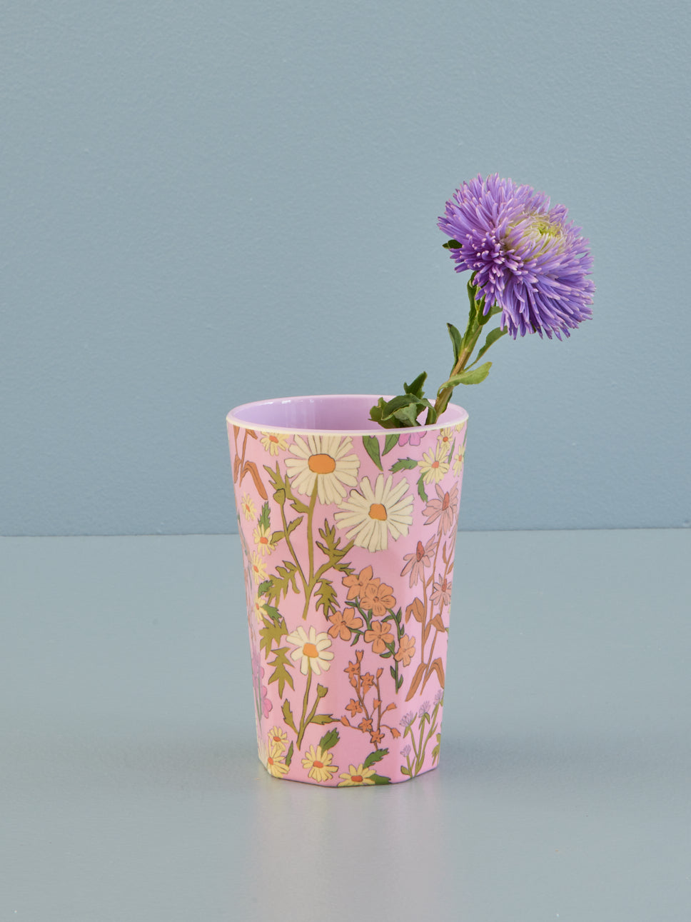 Verre - Grand - Marguerites