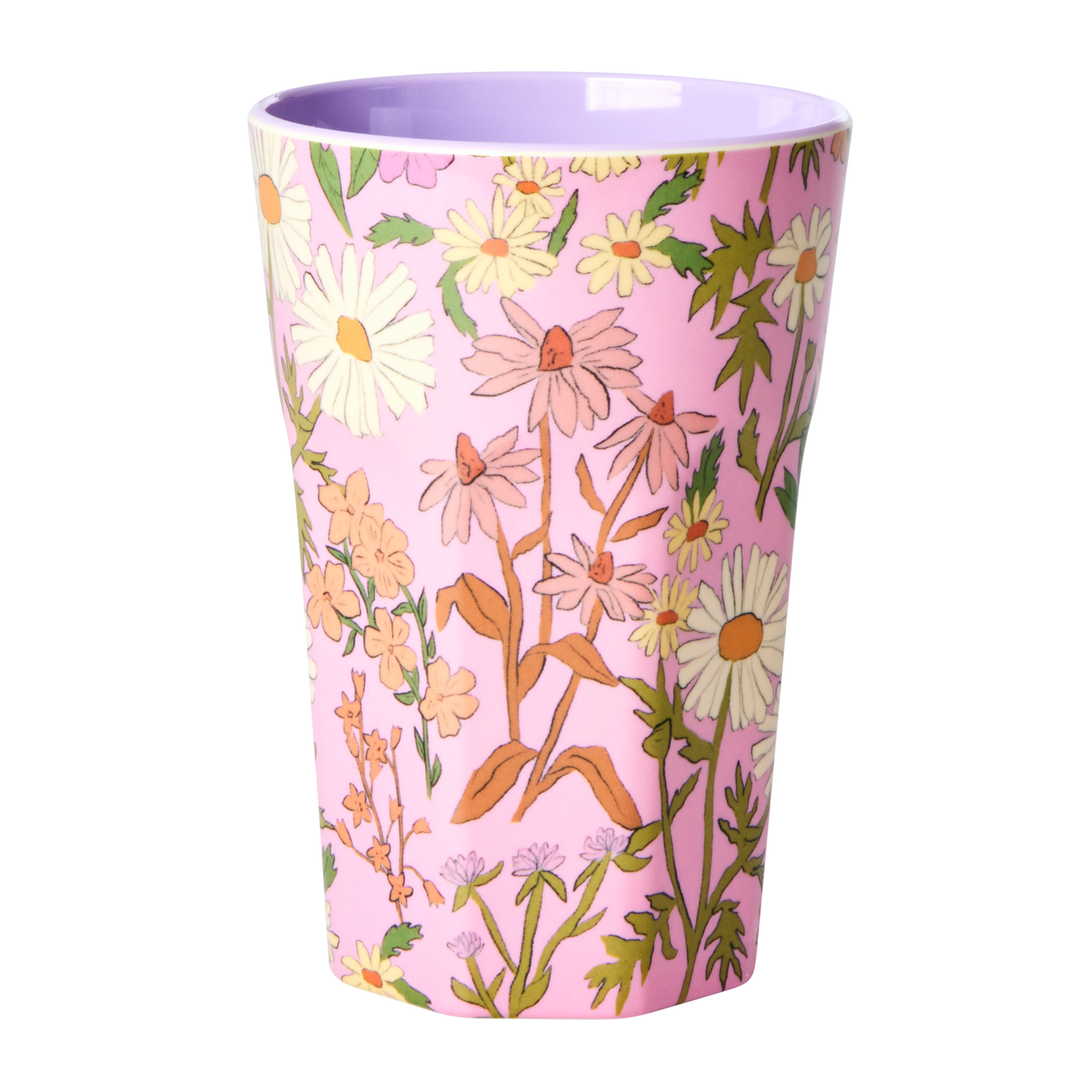 Verre - Grand - Marguerites