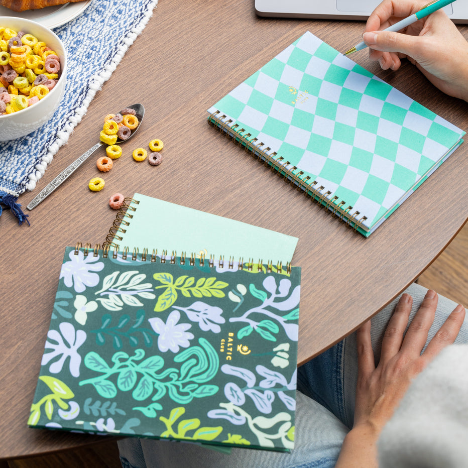 Cahier De Notes À Spirales - Menthe
