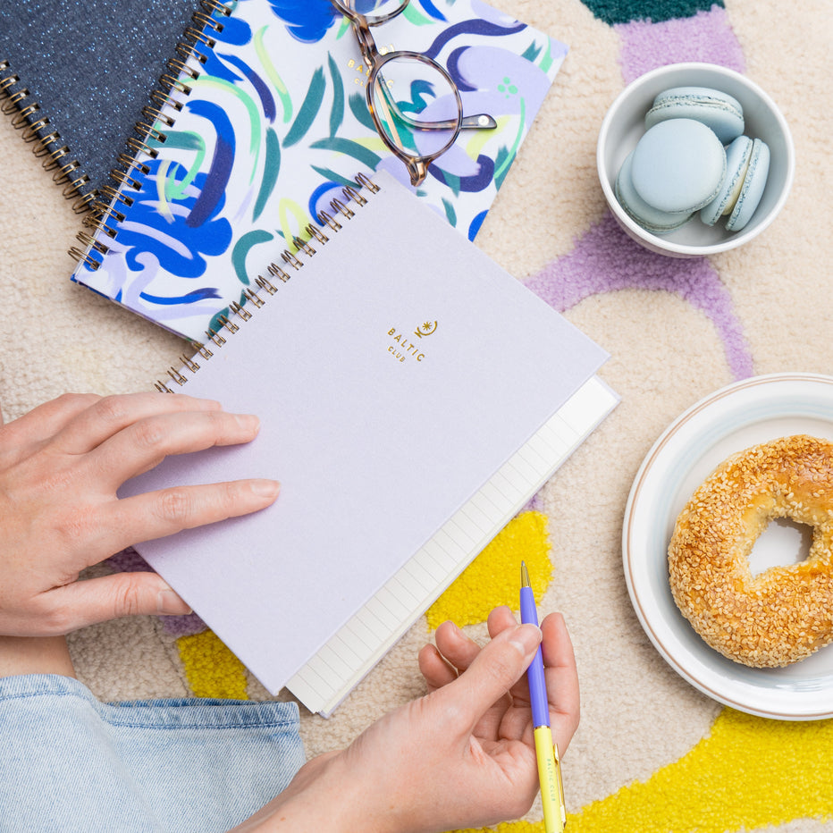 Cahier De Notes À Spirales - Lilas