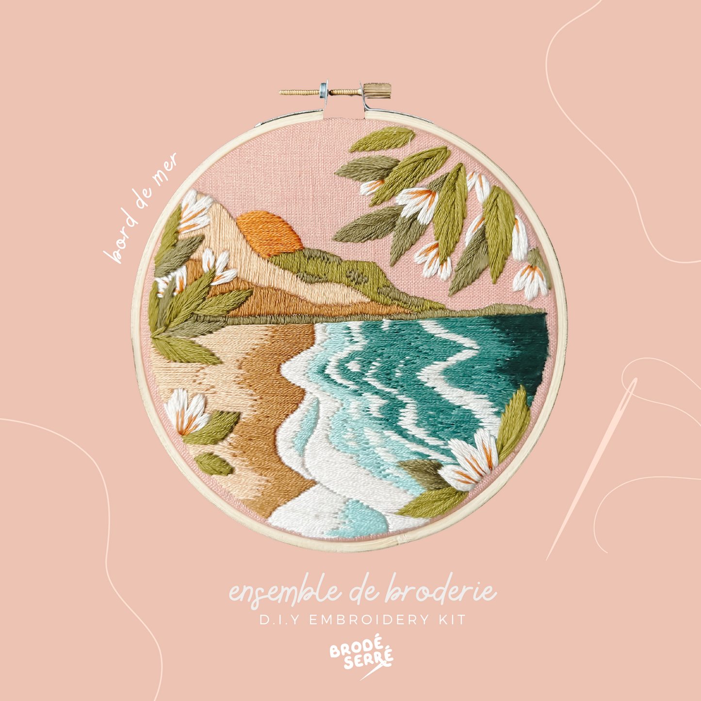 Kit De Broderie D.I.Y - Bord De Mer