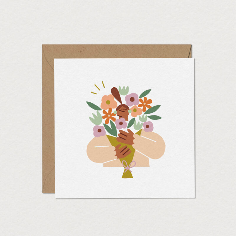 Carte De Souhait - Miss Bouquet