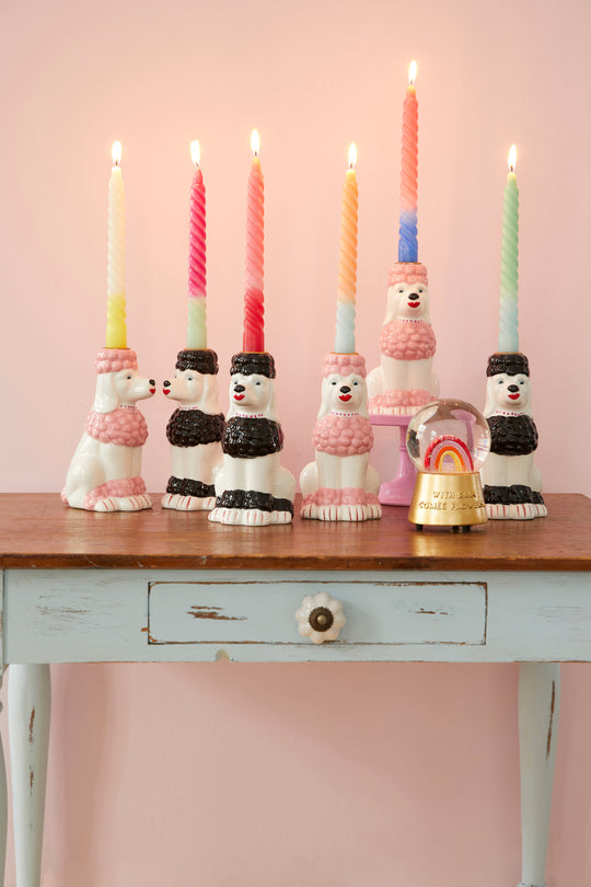 Bougie Twist - Rose Bonbon