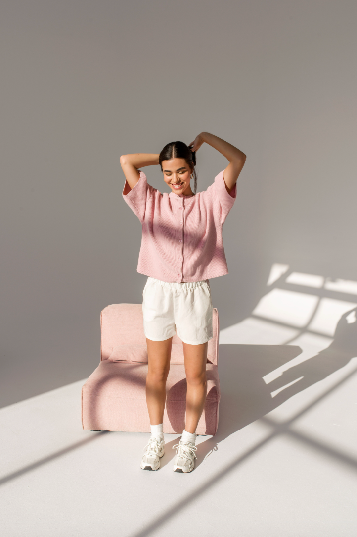 Shorts - Watermelon - Blanc