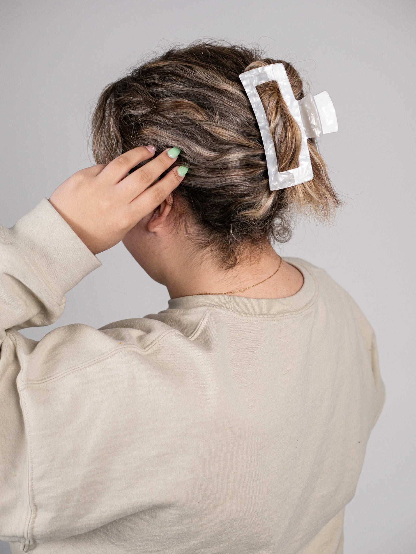 Pince À Cheveux - Blanche