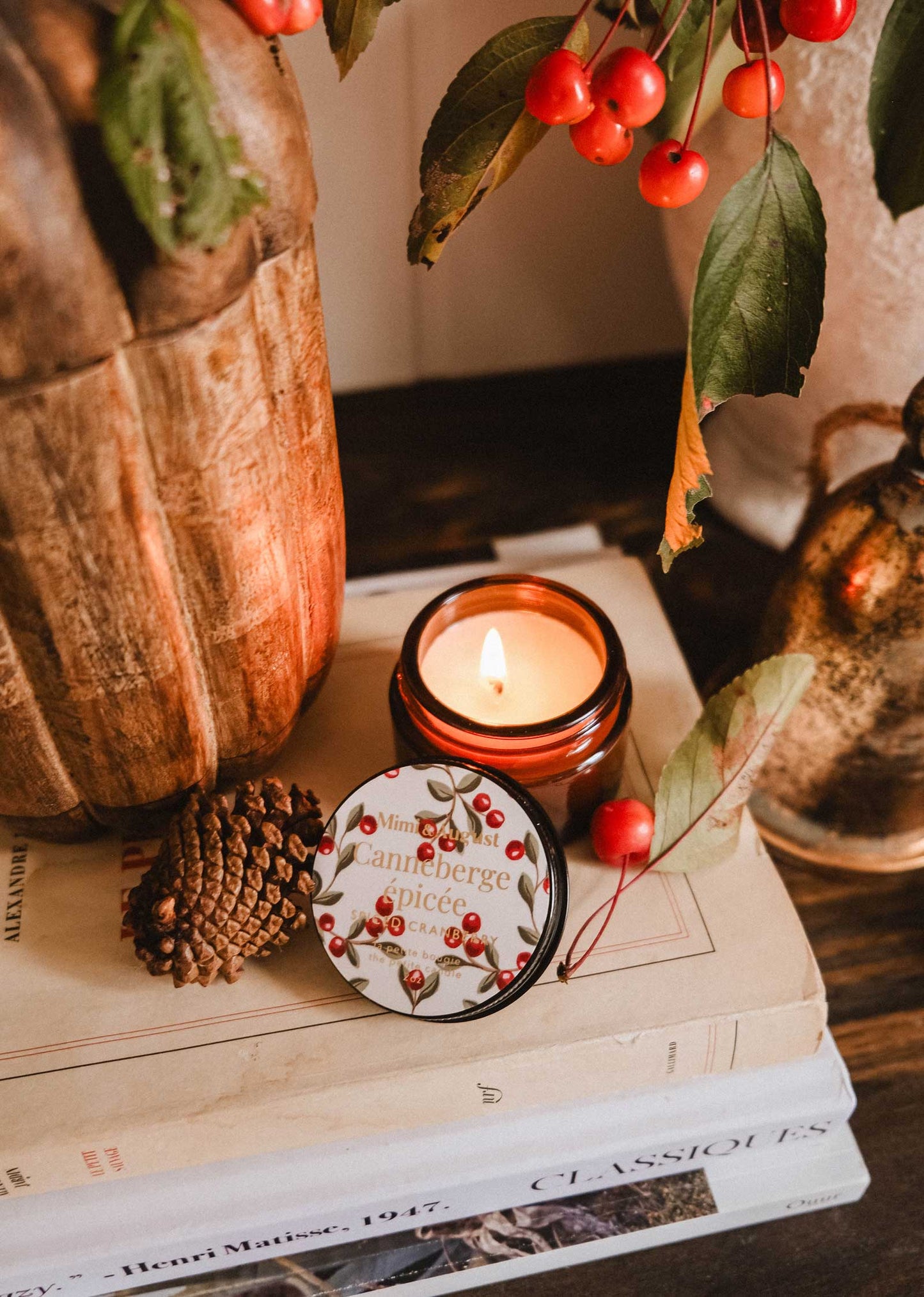 Bougie De Soya - Canneberge Épicée