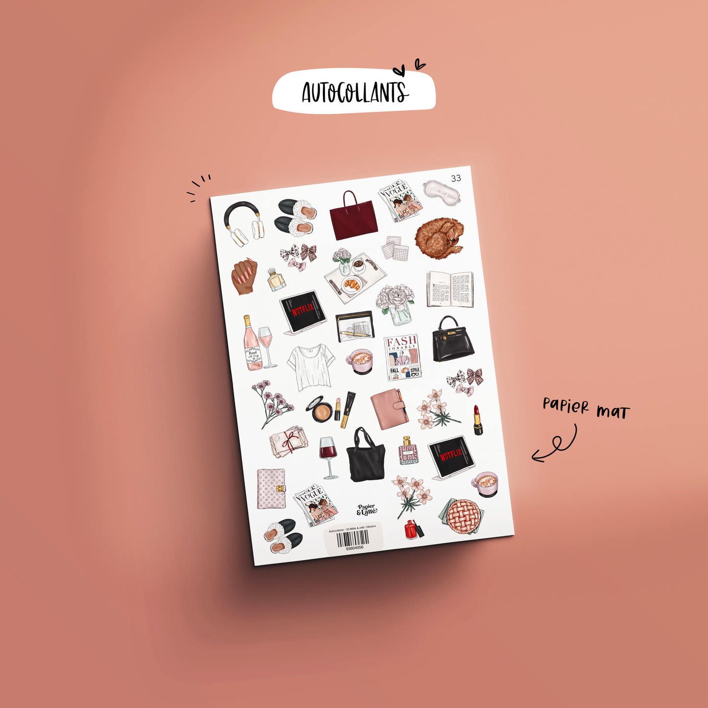 Autocollants - Nđ€tflix And Chill