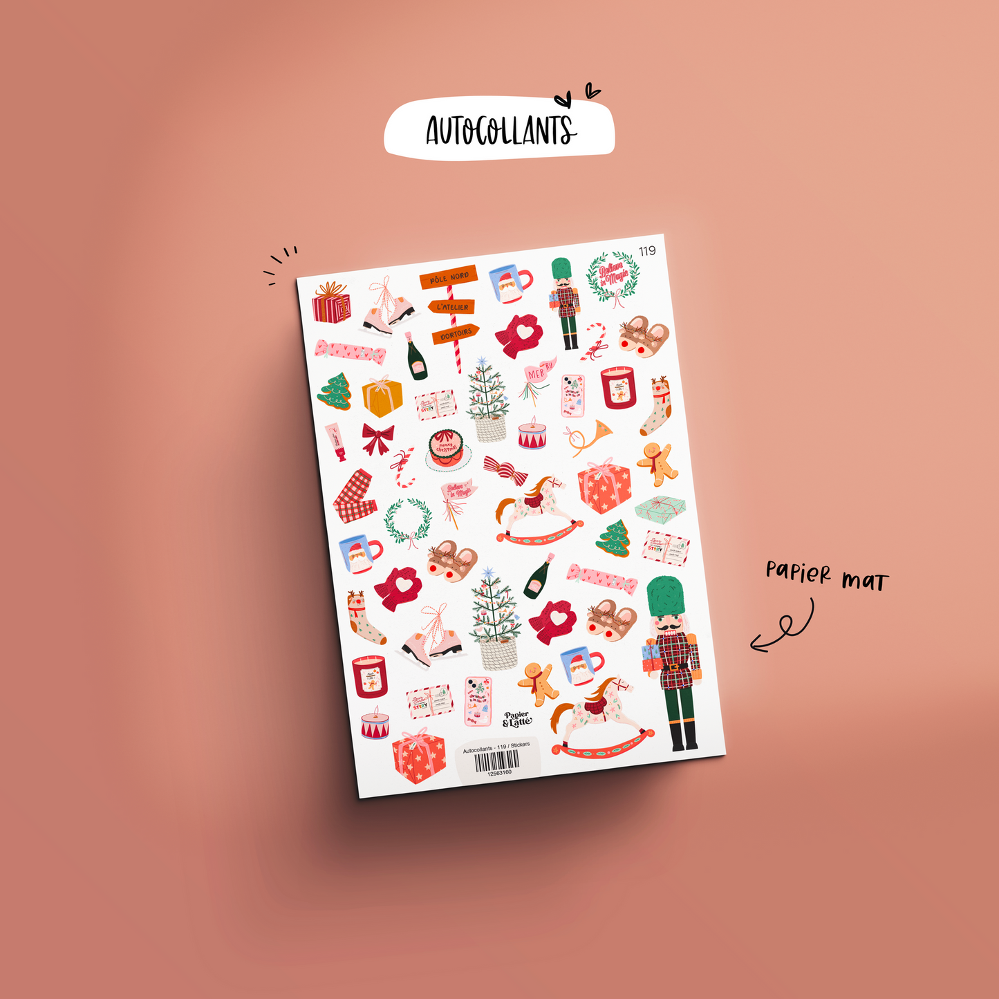 Autocollants - Casse-noisette