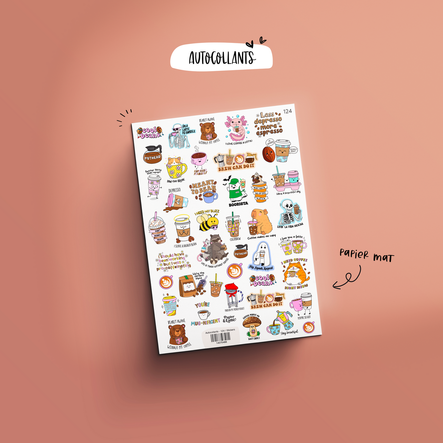 Autocollants - Meant To Bean