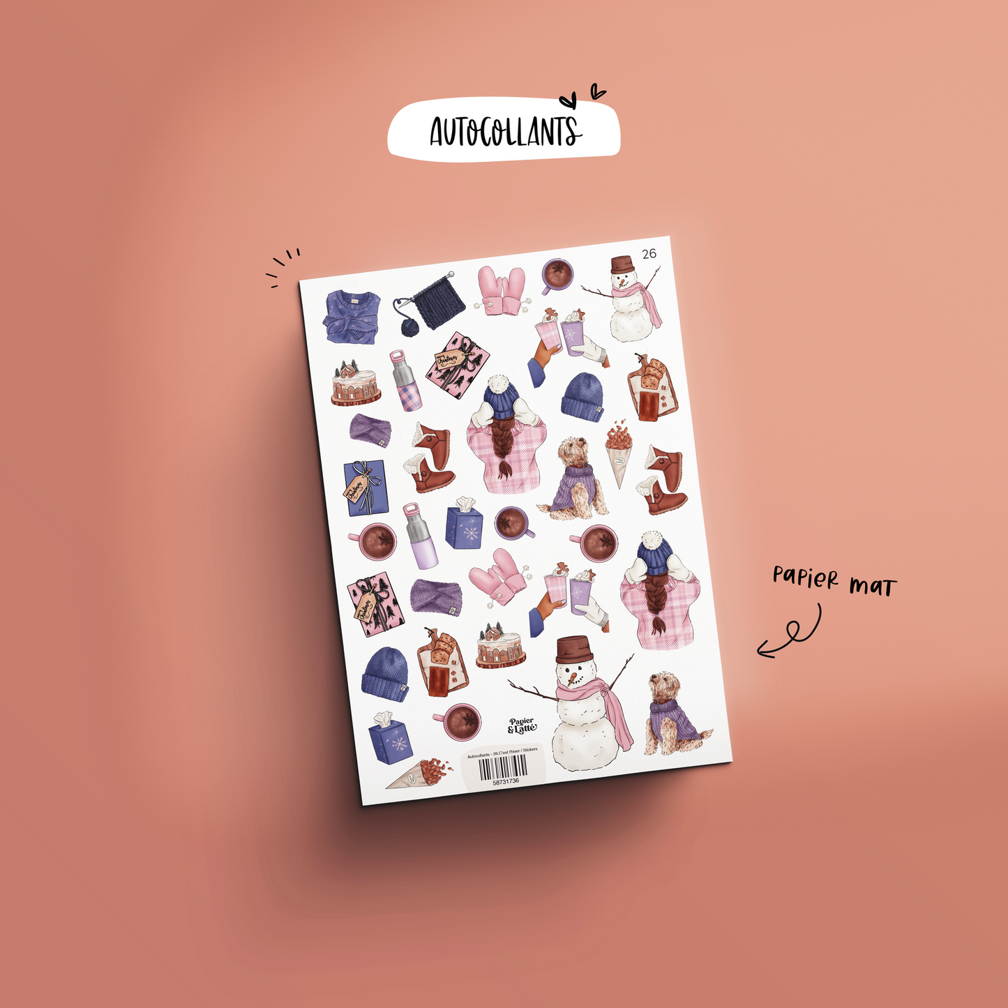 Autocollants - C’est L’hiver