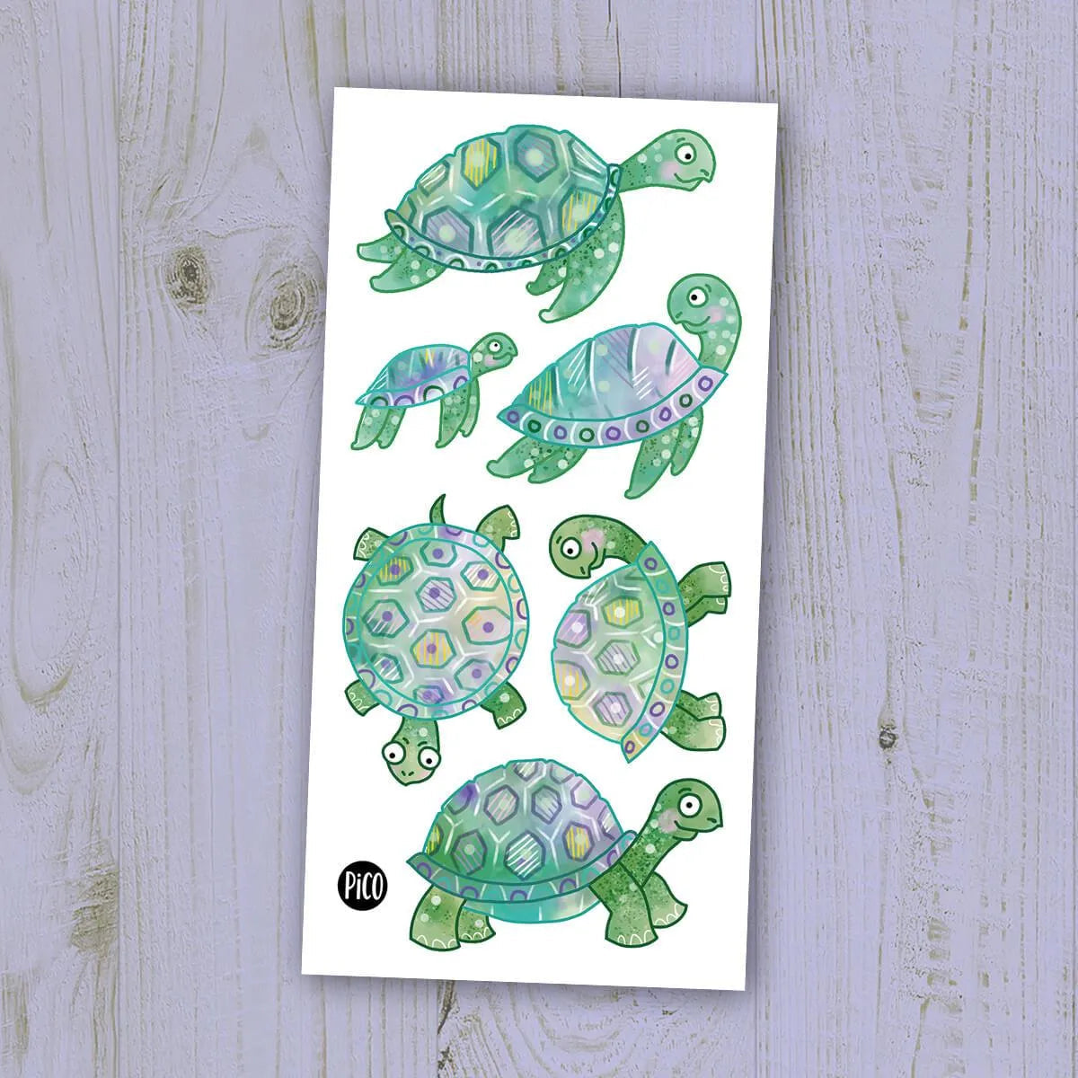Tatouages Temporaires - Les Jolies Tortues