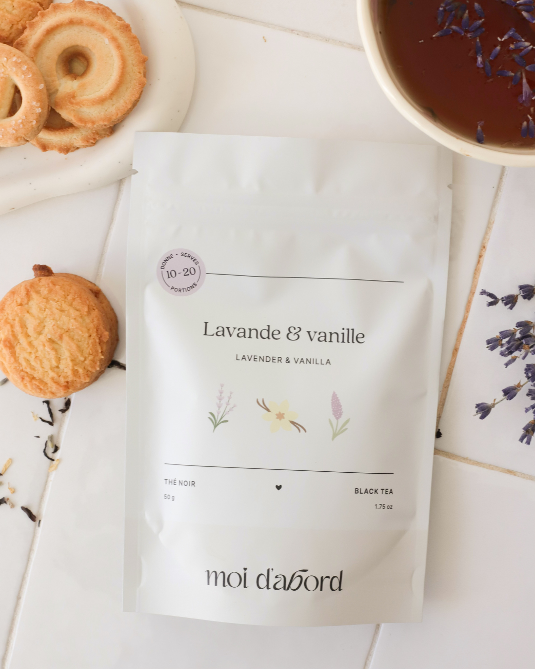Thé Noir - Lavande & Vanille
