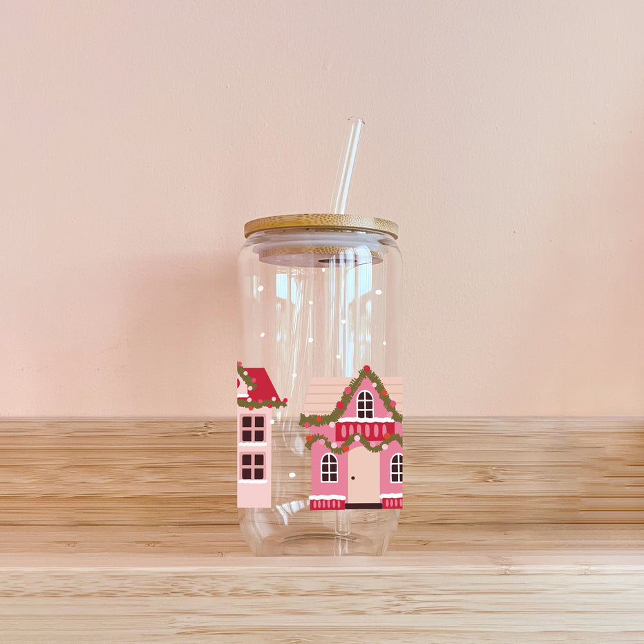 Verre À Paille - Village De Noël