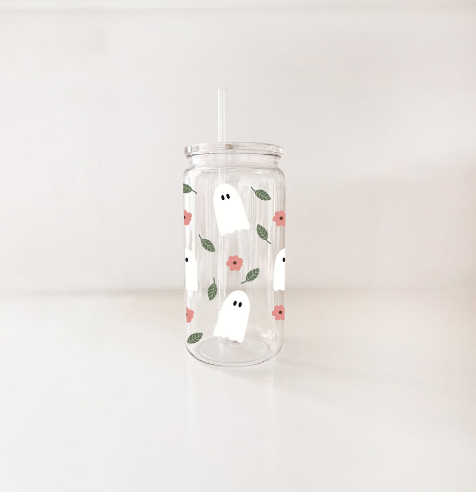 Verre En Plastique - Fantômes Fleuris