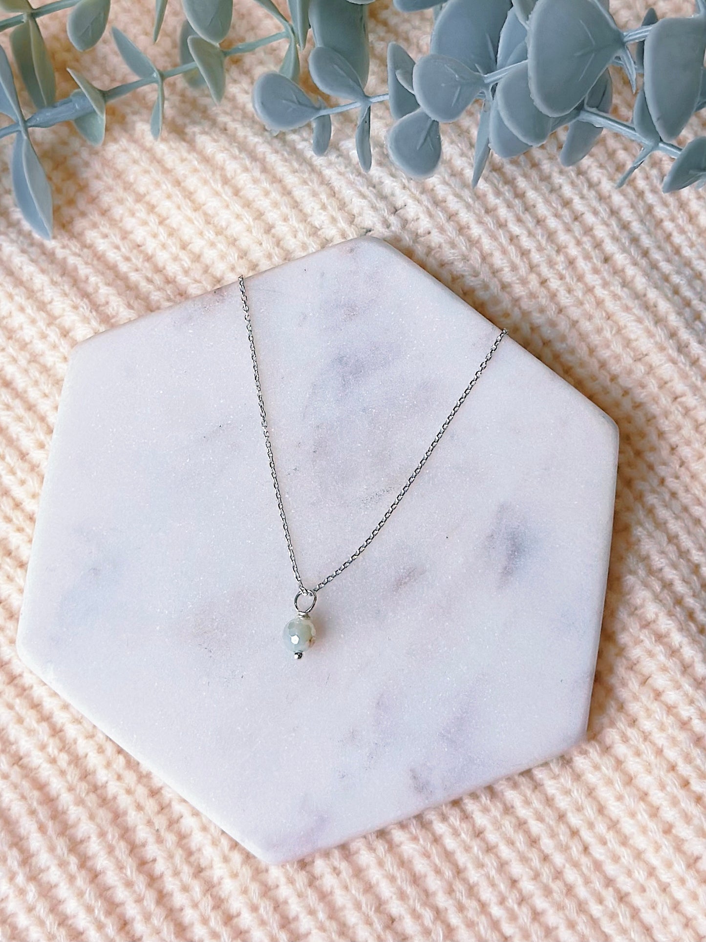 Collier - Agate Verte
