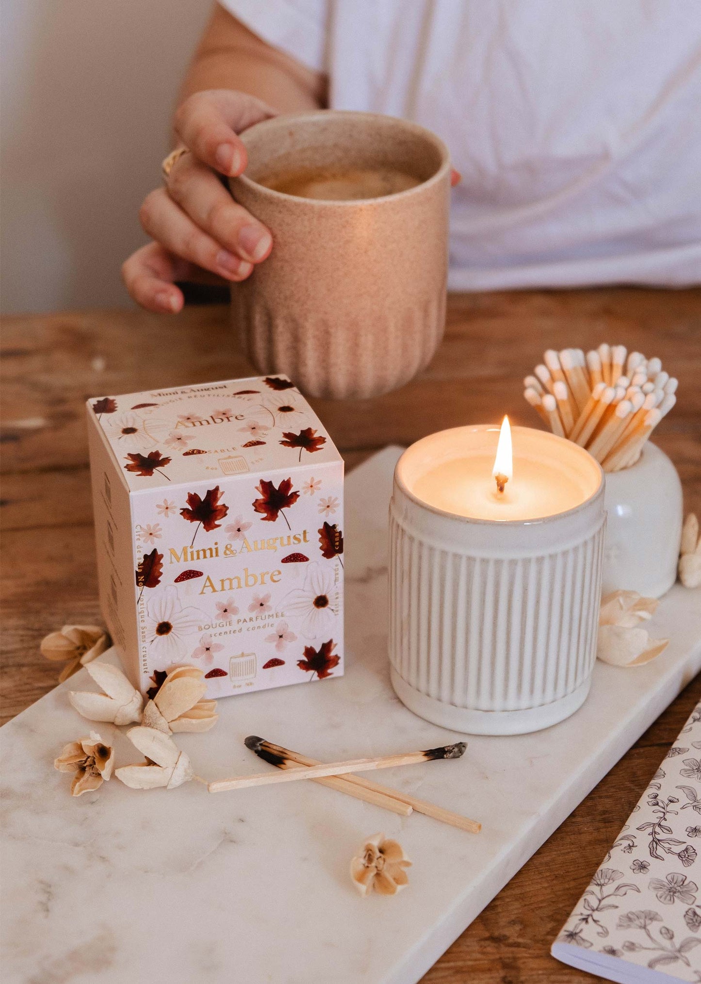 Bougie De Soya - Ambre
