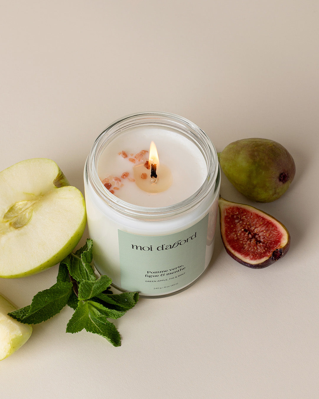 Bougie De Soya - Pomme Verte, Figue & Menthe