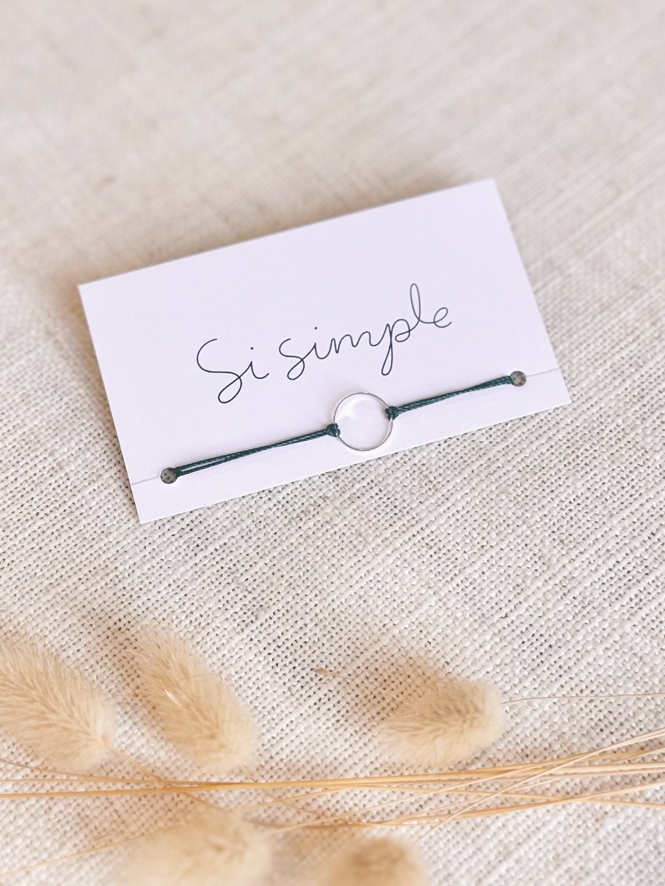 Bracelet Marilou - Teal & Argent