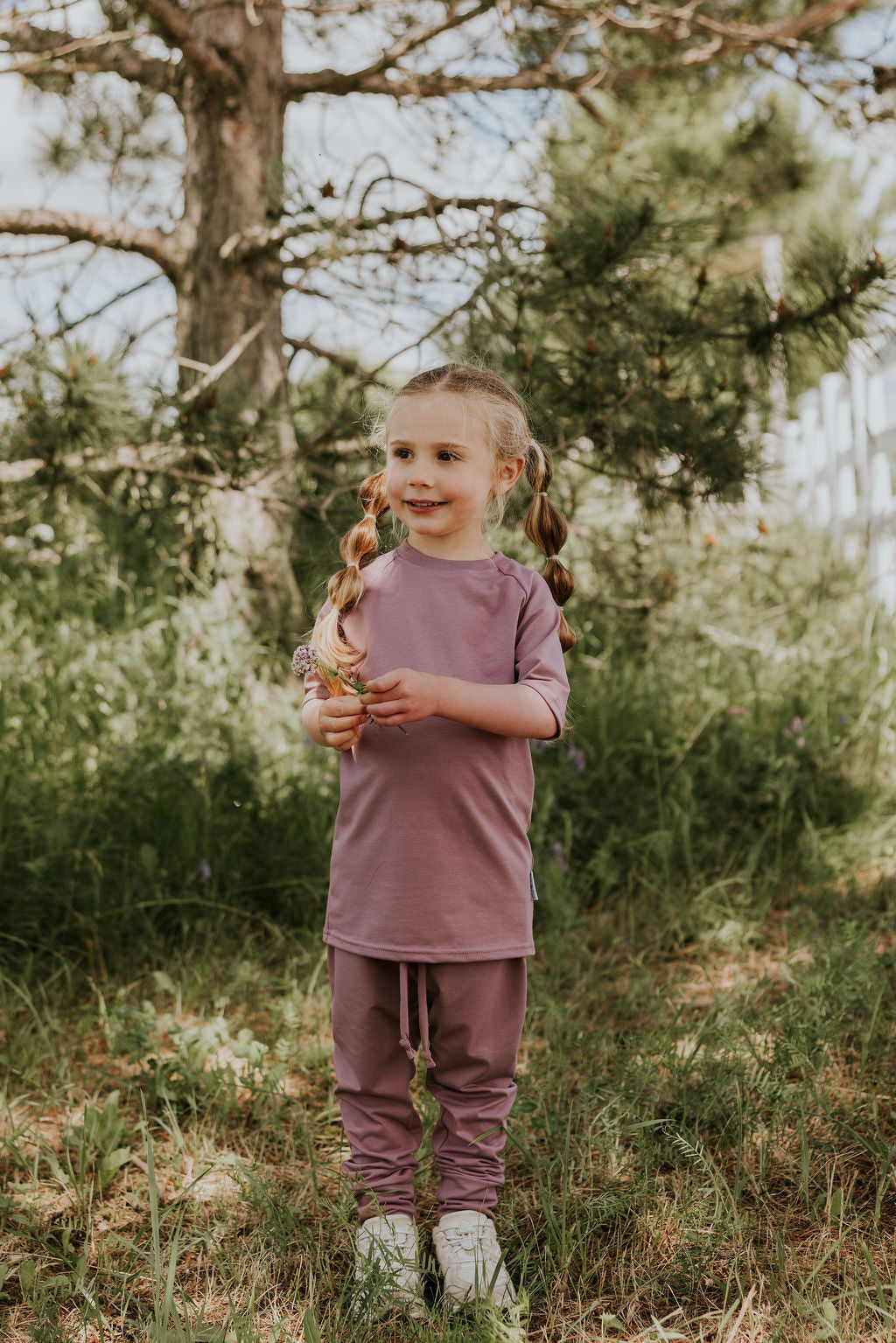 Pantalon Bambou - Mauve