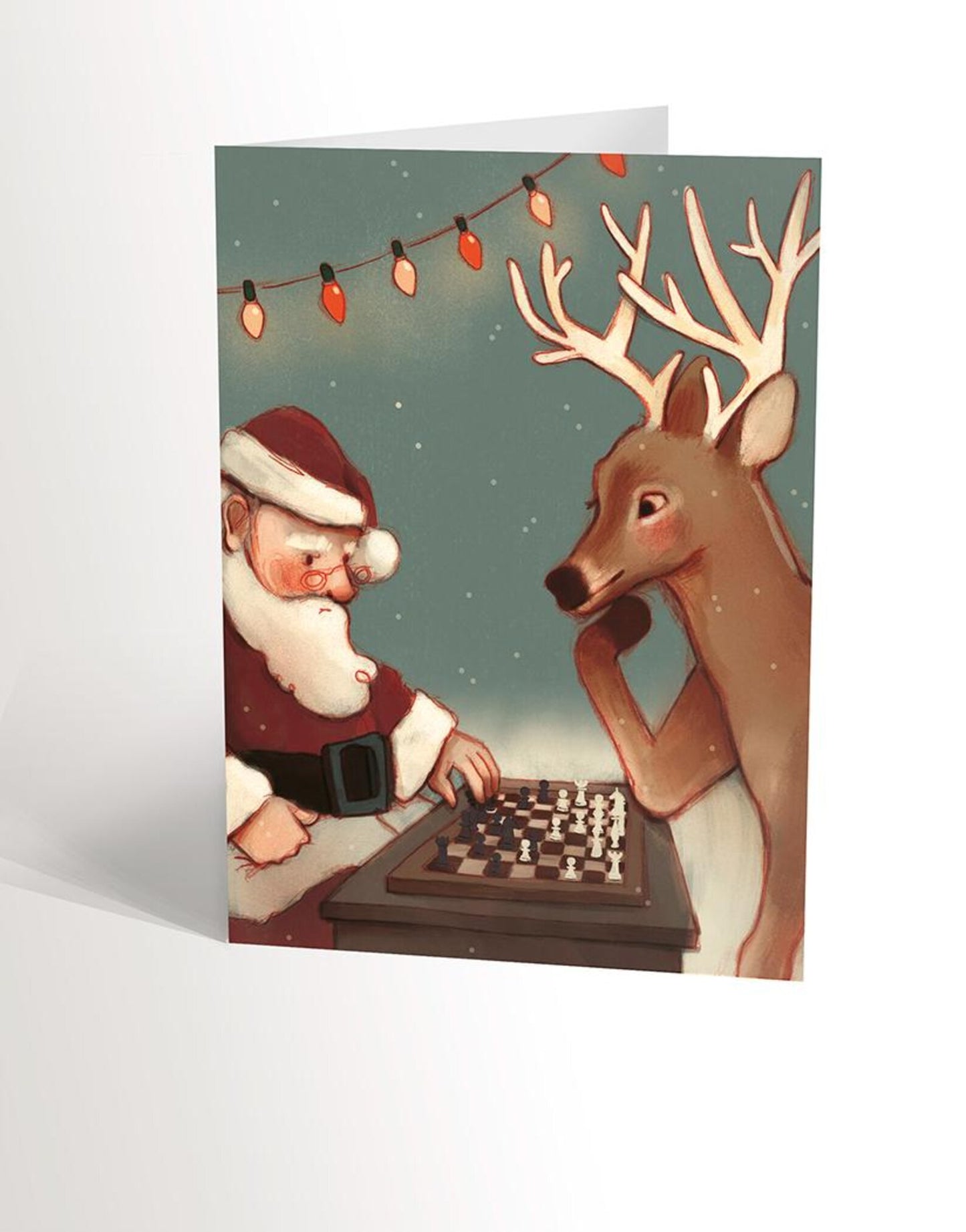 Carte De Noël - Échec Et Mat