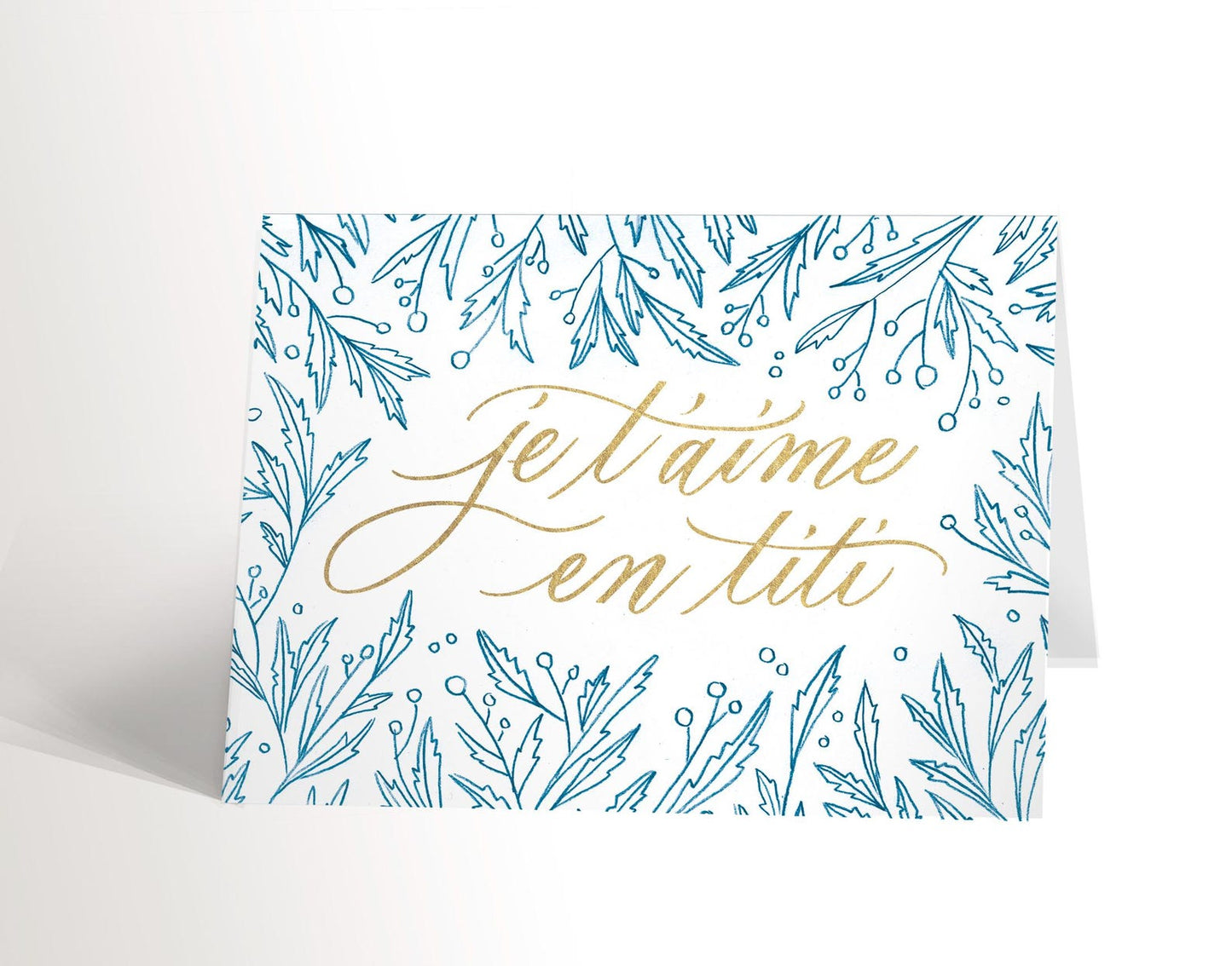 Carte De Souhait - Je T’aime En Titi