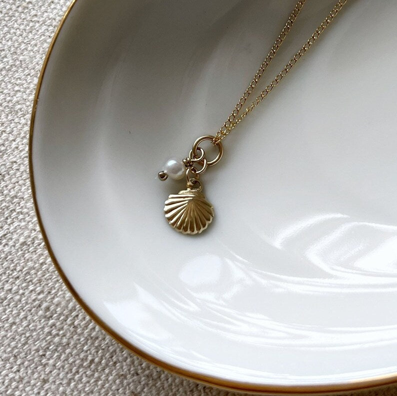 Collier - Coquillage & Perle